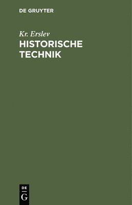 bokomslag Historische Technik