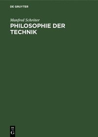 bokomslag Philosophie Der Technik