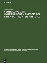 bokomslag Verteilung Der Hydraulischen Energie Bei Einem Lotrechten Absturz