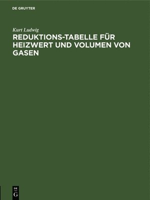 Reduktions-Tabelle Fr Heizwert Und Volumen Von Gasen 1