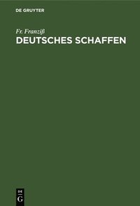 bokomslag Deutsches Schaffen