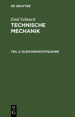 Gleichgewichtslehre 1