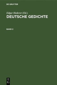 bokomslag Deutsche Gedichte. Band 2