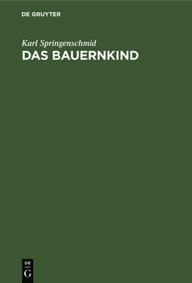 bokomslag Das Bauernkind