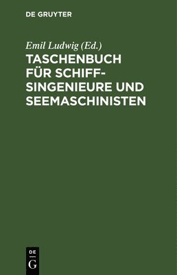 bokomslag Taschenbuch Fr Schiffsingenieure Und Seemaschinisten