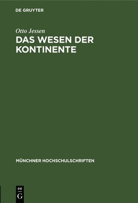 bokomslag Wesen der Kontinente
