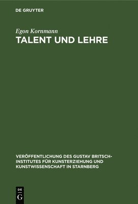 Talent Und Lehre 1