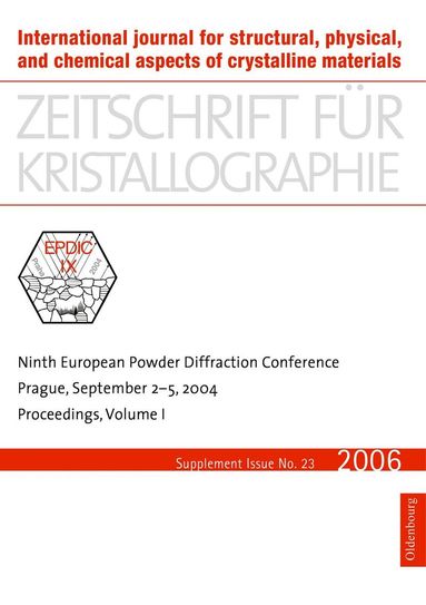 Oldenbourg - Ninth European Powder Diffraction Conference, Häftad