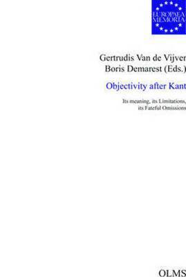 Gertrudis Van De Vijver - Objectivity after Kant, Häftad