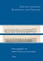 bokomslag Edition zwischen Komponist und Verleger