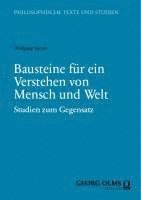 bokomslag Bausteine für ein Verstehen von Mensch und Welt