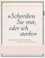 bokomslag "Schreiben Sie mir, oder ich sterbe"