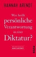 Hannah Arendt, Marie Luise Knott - Was heißt persönliche Verantwortung in einer Diktatur?, Häftad