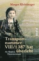 Margot Kleinberger - Transportnummer VIII/1387 hat überlebt, Häftad. Tillgänglighet: Lägg i varukorg