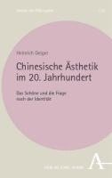 bokomslag Chinesische Ästhetik im 20. Jahrhundert