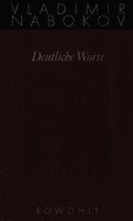 Vladimir Nabokov - Gesammelte Werke 20. Deutliche Worte, Inbunden