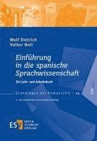 bokomslag Einführung in die spanische Sprachwissenschaft