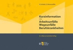 bokomslag Kurzinformation über Arbeitsunfälle Wegeunfälle Berufskrankheiten