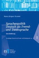 bokomslag Sprachenpolitik Deutsch als Fremd- und Zweitsprache