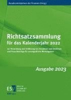bokomslag Richtsatzsammlung für das Kalenderjahr 2022