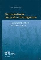 bokomslag Germanistische und andere Kleinigkeiten