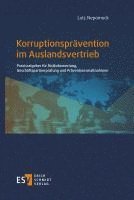 bokomslag Korruptionsprävention im Auslandsvertrieb
