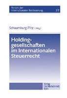 bokomslag Holdinggesellschaften im Internationalen Steuerrecht