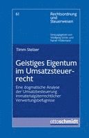 Timm Stelzer, Rainer Hüttemann, Wolfgang Schön - Geistiges Eigentum im Umsatzsteuerrecht, Häftad