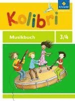 bokomslag Kolibri 3 / 4. Musikbuch. Allgemeine Ausgabe