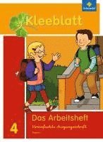 bokomslag Kleeblatt. Das Sprachbuch 4. Arbeitsheft. Bayern