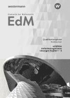 bokomslag Elemente der Mathematik SII. Qualifikationsphase eA Leistungskurs: Lösungen 1. Niedersachsen