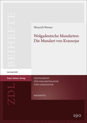 bokomslag Wolgadeutsche Mundarten: Die Mundart Von Krasnojar