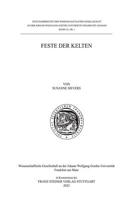 Susanne Sievers - Feste Der Kelten, Häftad
