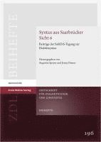 bokomslag Syntax aus Saarbrücker Sicht 6
