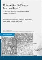 bokomslag Universitäten für Fürsten, Land und Leute?