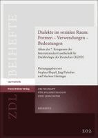 Stephan Elspaß, Jürg Fleischer, Marlene Hartinger - Dialekte im sozialen Raum: Formen - Verwendungen - Bedeutungen, Inbunden