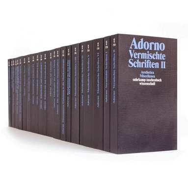 Theodor W. Adorno, Rolf Tiedemann - Gesammelte Schriften in 20 Bänden, Häftad