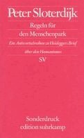 Peter Sloterdijk - Regeln für den Menschenpark, Häftad