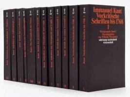 Immanuel Kant, Wilhelm Weischedel - Werkausgabe. Herausgegeben von Wilhelm Weischedel. 12 Bände, Häftad