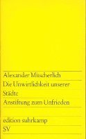 bokomslag Die Unwirtlichkeit unserer Städte