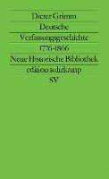 bokomslag Deutsche Verfassungsgeschichte 1776 - 1866