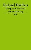 Roland Barthes - Die Sprache der Mode, Häftad
