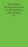 Roland Barthes - Der entgegenkommende und der stumpfe Sinn, Häftad