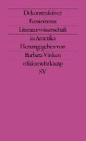 Barbara Vinken - Dekonstruktiver Feminismus, Häftad