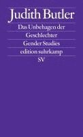 Judith Butler - Das Unbehagen der Geschlechter, Häftad