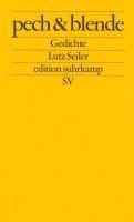 Lutz Seiler - pech und blende, Häftad