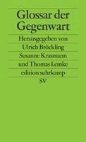 Ulrich Bröckling, Susanne Krasmann, Thomas Lemke - Glossar der Gegenwart, Häftad