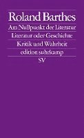 bokomslag Am Nullpunkt der Literatur / Literatur oder Geschichte / Kritik und.Wahrheit