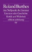 bokomslag Am Nullpunkt der Literatur / Literatur oder Geschichte / Kritik und.Wahrheit