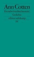 Ann Cotten - Fremdwörterbuchsonette, Häftad